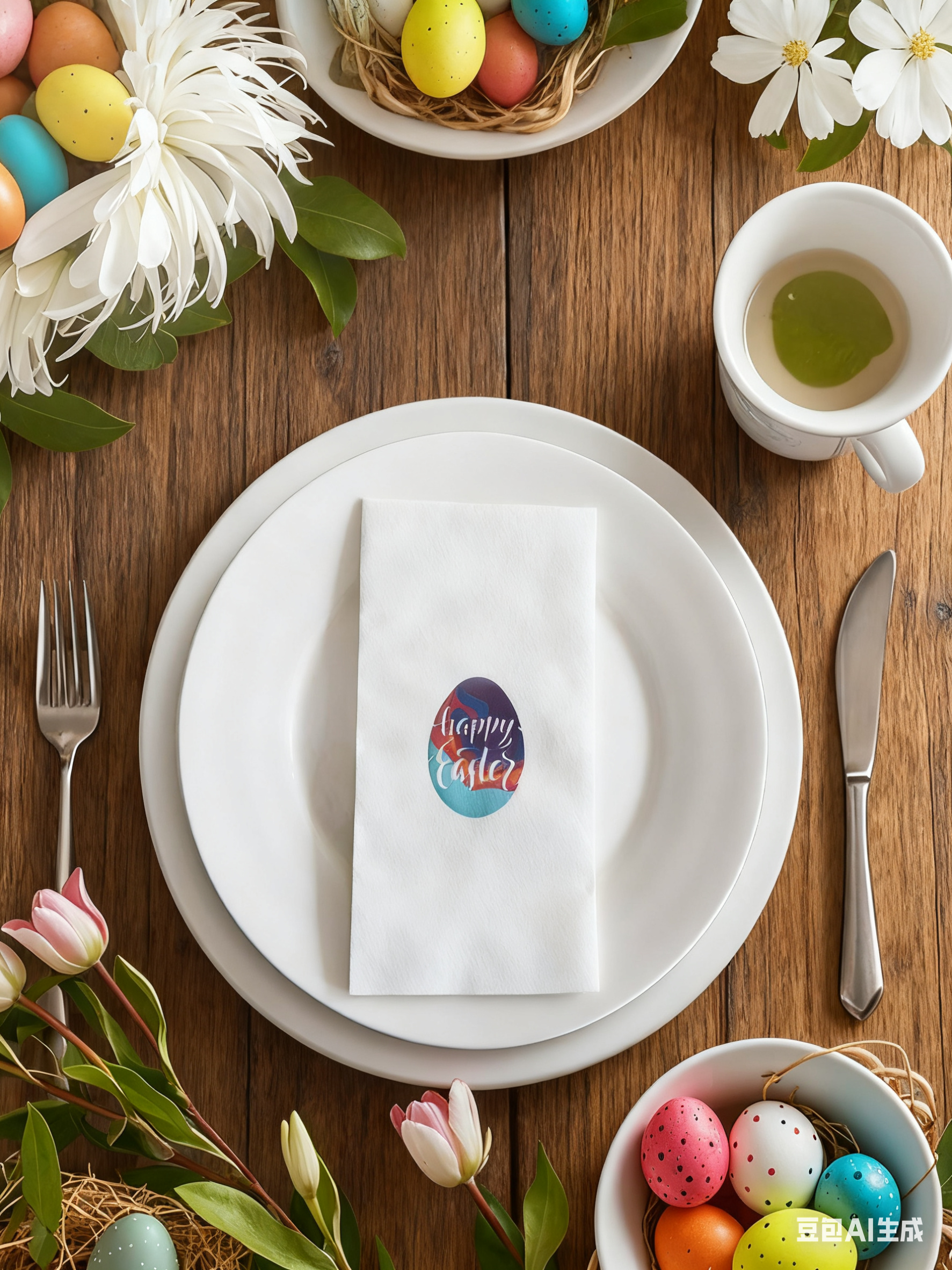 Easter Printed Disposable Napkins – Airlaid Dinner Napkins, Party Table Decor, Holiday Paper Napkins & Custom Placemats for Celebration